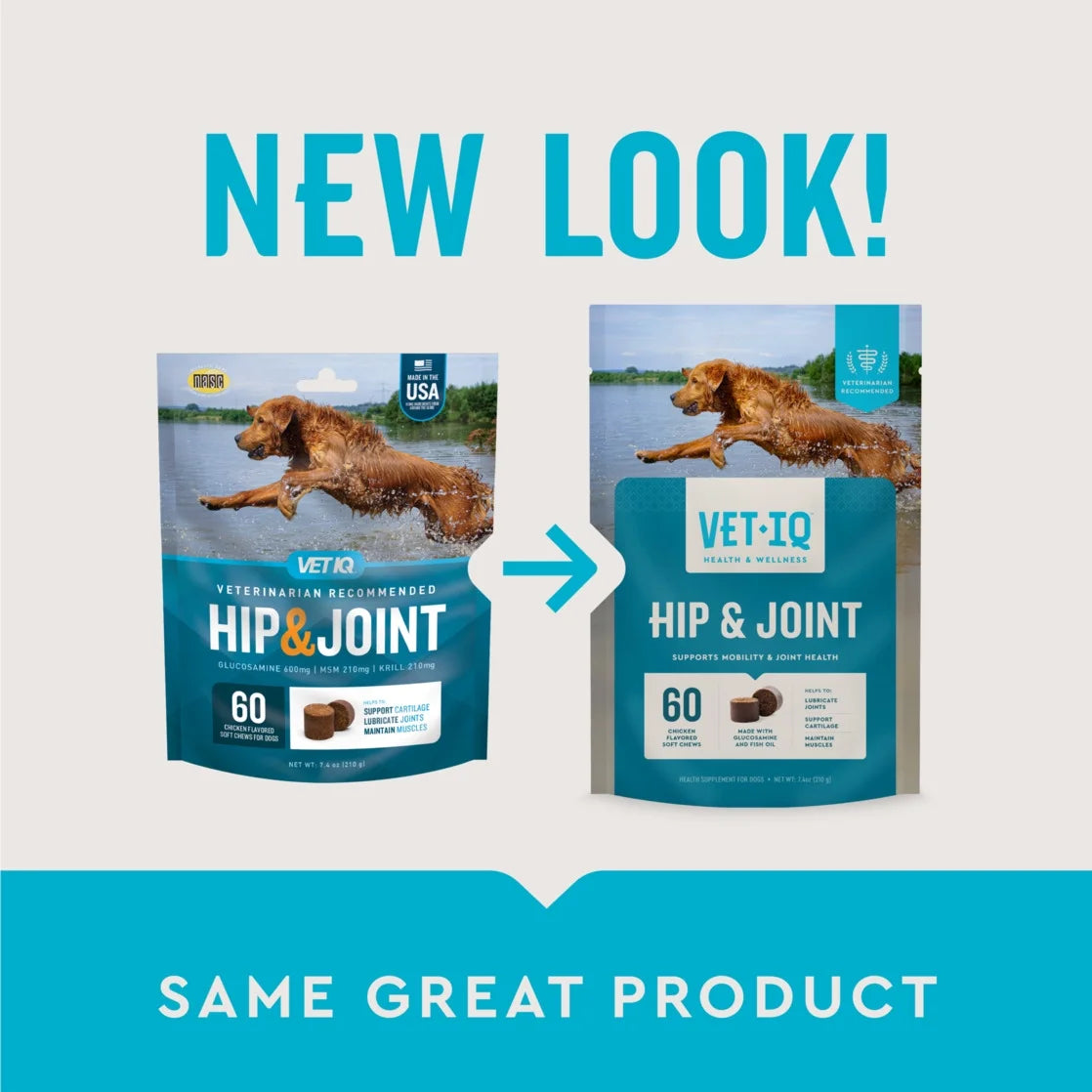 (3 Pack)  Hip & Joint Supplement for Dogs, Chicken Flavored Soft Chews, 7.4 Oz, 60 Count